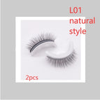 L01 natuurlike styl / Vierkantige boks in vier kleure / 2 STK