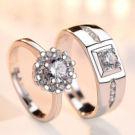 Ringe Opening Trou Simulasie Diamant Ring