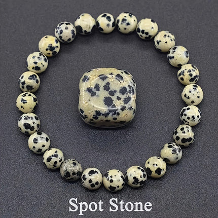Tier-oog Natuurlike Kristal Armband Vir Mans En Vroue
