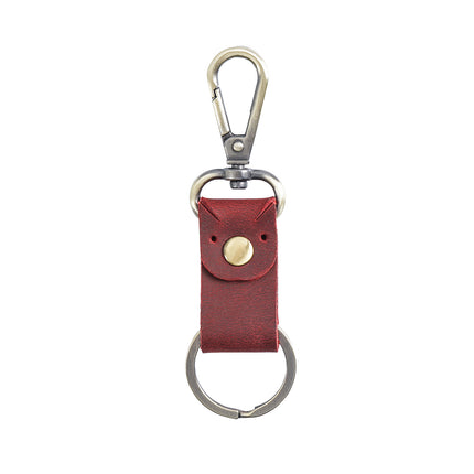 Leather Car Retro Cowhide Key Ring