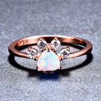 Peach Heart White Opal / No 10