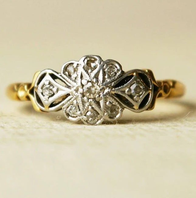 Retro Fashion Minimalism Unique Women Ring