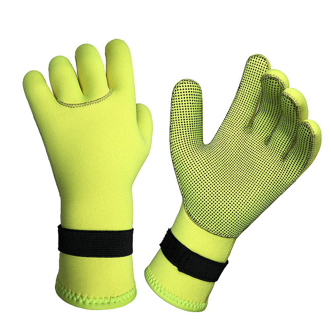 Women's Multi-color 3mm Diving Mittens Swimming Gloves