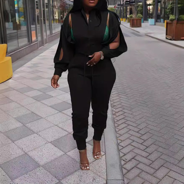 Ripped Women's Clothing Fashion Suit