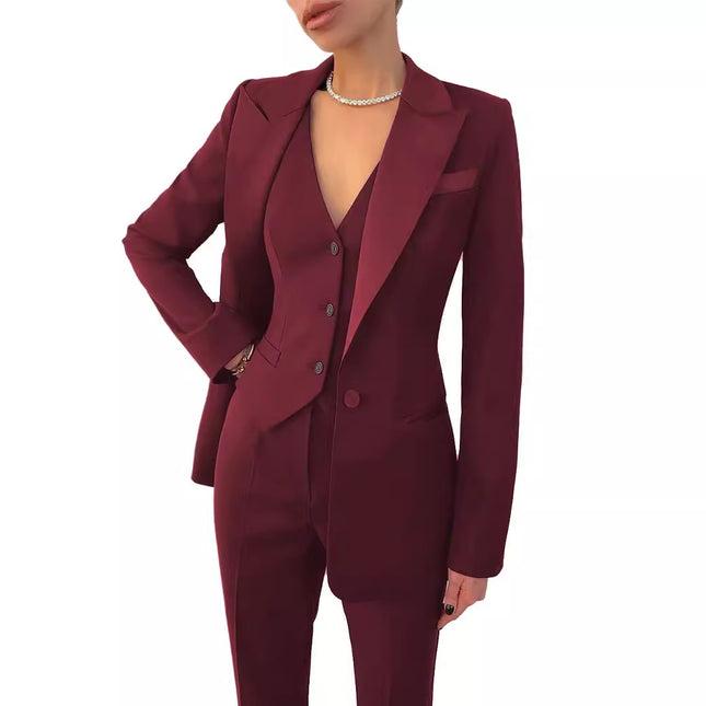 Women's Three-piece Suit Business Professional Leisure