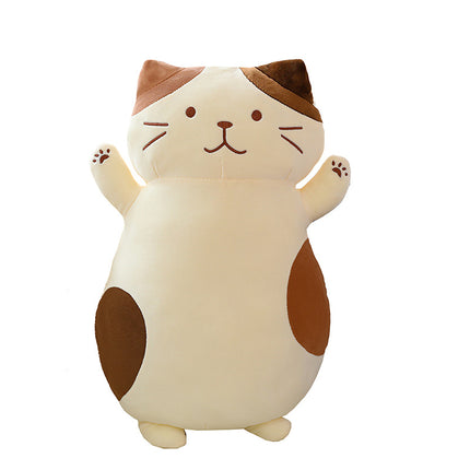 Cheese Cat Plush Toy Animal Gifts For Children And Girls Cute Sleeping Doll Pillow Large Velvet