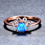 Peach Heart Blue / No 10