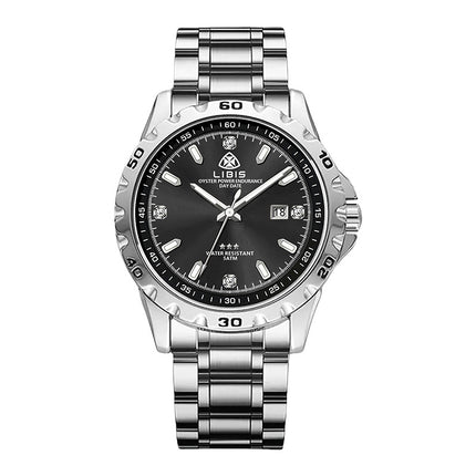 Quartz Luminous Waterproof Stainless Steel Strap Watch