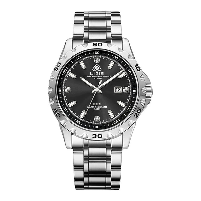 Quartz Luminous Waterproof Stainless Steel Strap Watch