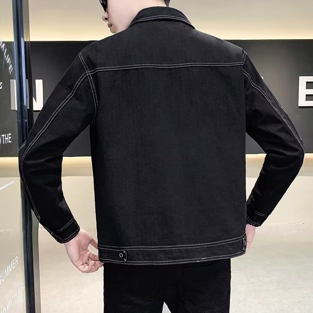 Workwear Loose Trendy Denim Men's Jacket