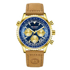 Gold Shell And Blue Surface