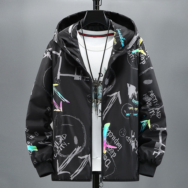 Trendy Colorful Handsome Student Fashion Brand Jacket