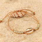 Golden Shell Brown Thread
