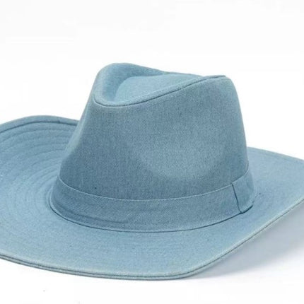 Curved Edge Western Cowboy Hat Men And Women