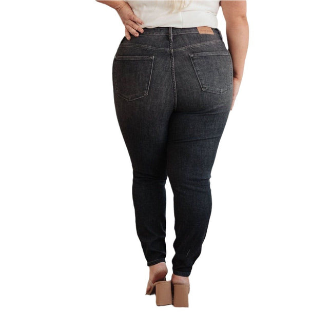European And American Tight Elastic High Waist Skinny Pants Women's Jeans