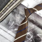 Brown Coffee Gold Stripes