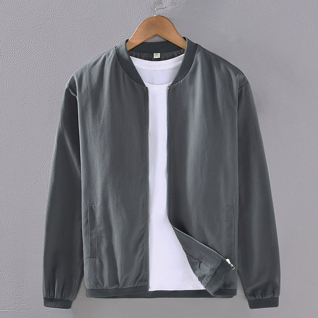 Solid Color Simple Jacket Men's Autumn Lightweight