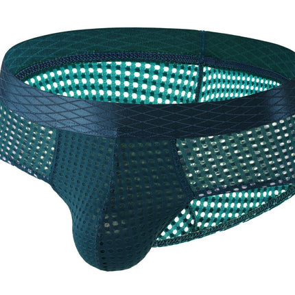 Men's Large Mesh Low Waist Wide Belt Briefs