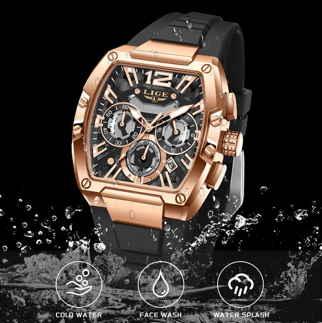 Sports Watch Multifunctional Waterproof Luminous Calendar