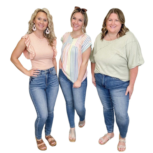 European And American Tight Elastic High Waist Skinny Pants Women's Jeans