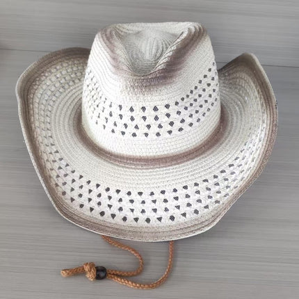 Curved Edge Western Cowboy Hat Men And Women