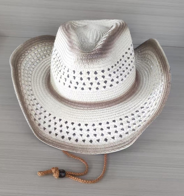Curved Edge Western Cowboy Hat Men And Women