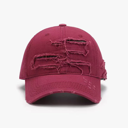 Sun Hat Make Old Ripped Soft Top Baseball Cap