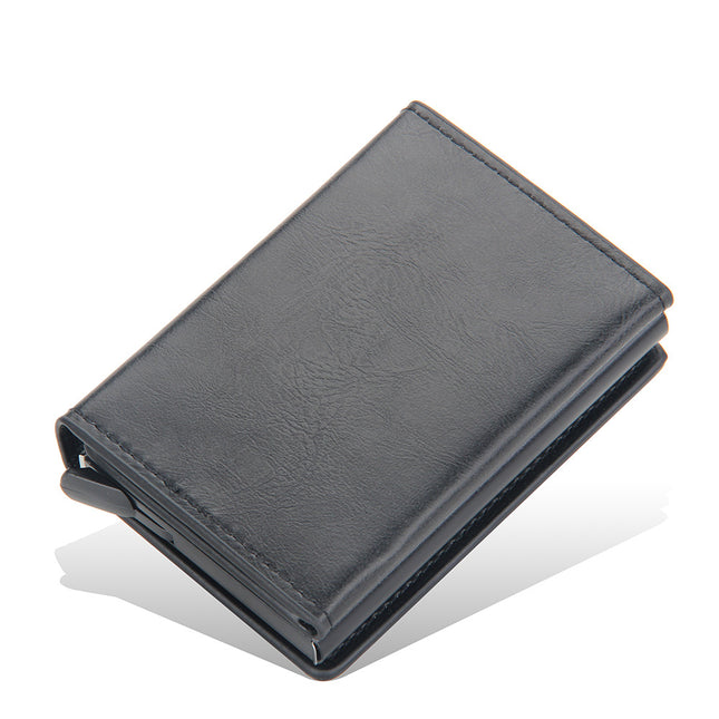 Men's Spring Automatic Card Clamp