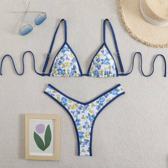 New Bikini Women's Seperated Swimwear Printing