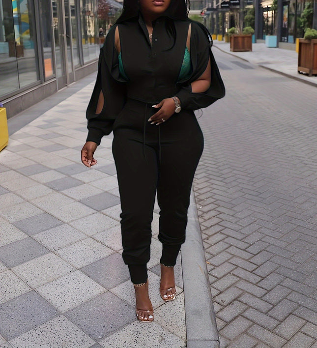 Ripped Women's Clothing Fashion Suit