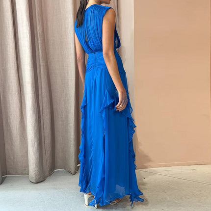 French Sexy Elegant Chiffon Dress New