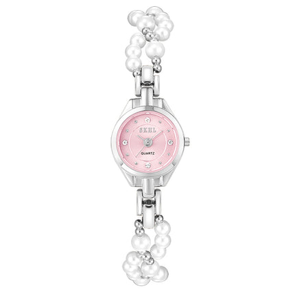 Mid-ancient Simple And Light Luxury Quartz Mini Round Elegant Steel Belt Casual Women's Watch