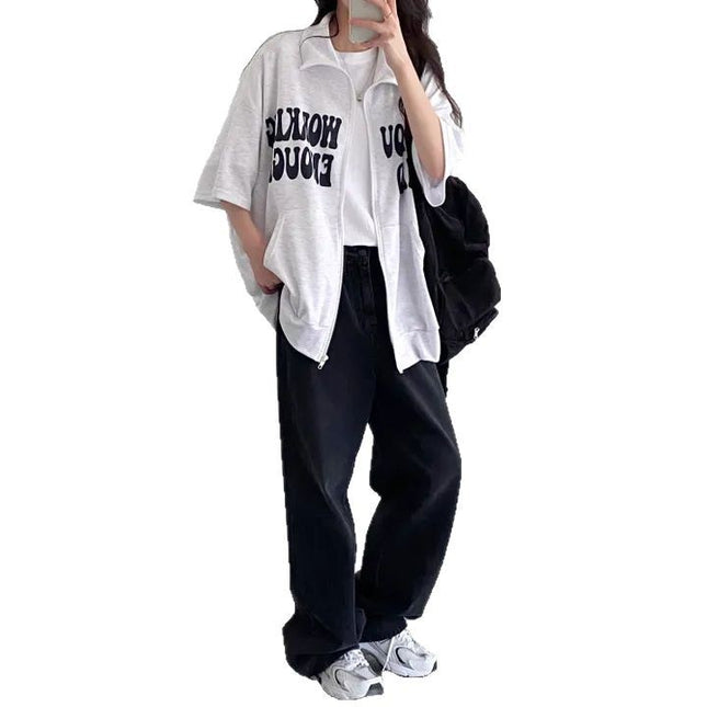 Korean Style Sweater Slightly Fat Girls Wear