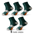 5 Pair Of Green Color / Free Size