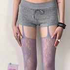 Purple DD Jacquard