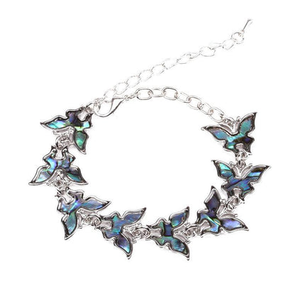 Animal Whale Penguin Butterfly Shell Abalone Bracelet