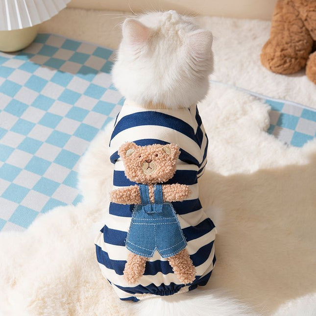 Cute Kitty Pet Clothes Anti-lint