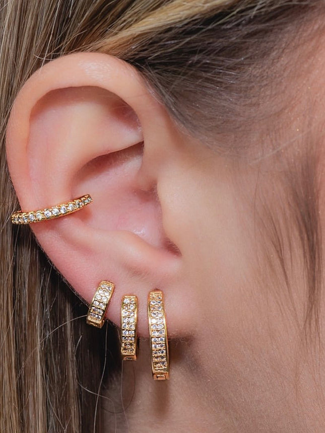 Women's Fashion Zircon Full Diamond Ear Clip