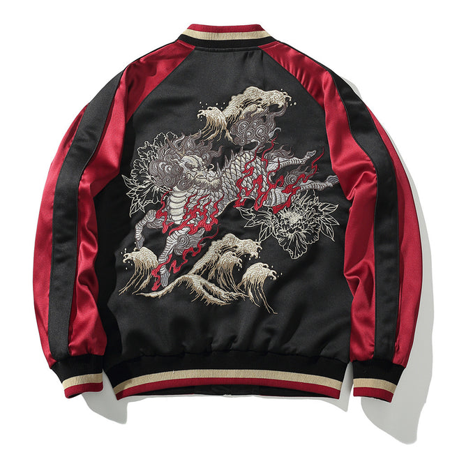 Work Embroidery KIRIN Jacket Men's And Women's Coats