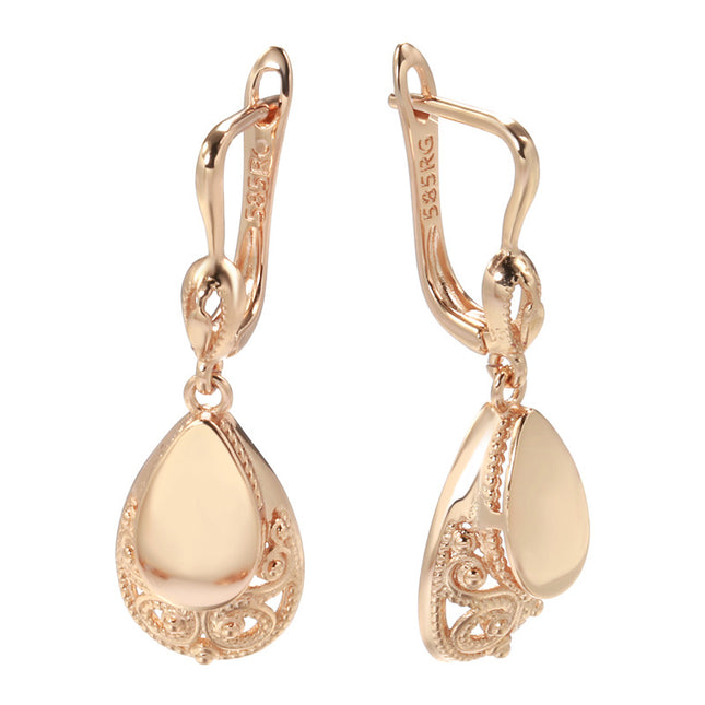Fashion Personality Glossy Hollow Women's Earrings
