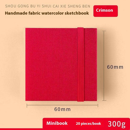 Stof Waterverf Notaboek Kunsstudent Skildery Vierkantig Draagbaar