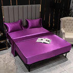 Violet / Fitted sheet 138x190