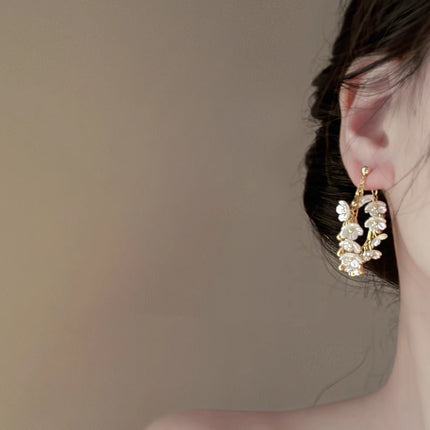 Dramatiese Strand-styl Blomkwassie-oorbelle