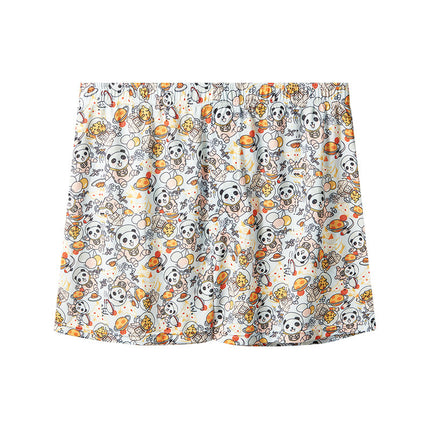 Men's Printed Ice Silk Underwear Fashion Trend