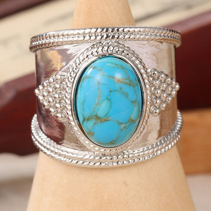 Retro Boheemse Geometriese Ring Europese En Amerikaanse Styl