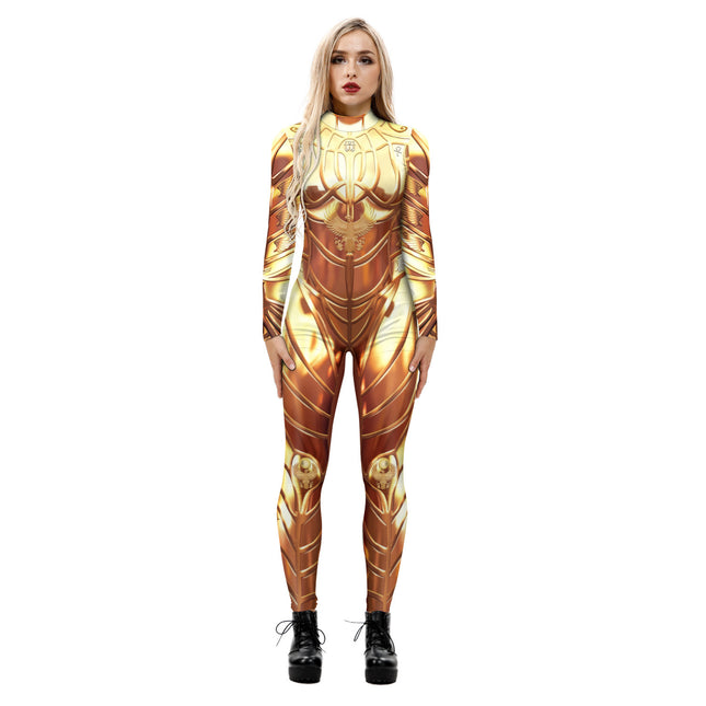 Wansheng Jumpsuit European And American Printed Jumpsuit