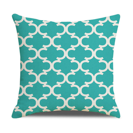 Oorgrens-kussingsloop Eenvoudige Geometrie Warmverkope Linne Kussingsloop Sofa Kussing Huishoudelike Items