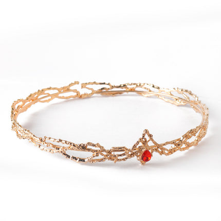 Gem Crystal Crown Hair Clasp Ladies