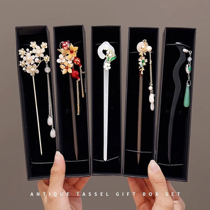 New Chinese Style Updo Hair Clasp High Sense Ebony Hairpin