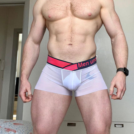 Sexy Gradient Laser Low Waist Modal Comfortable Breathable Men's Underwear